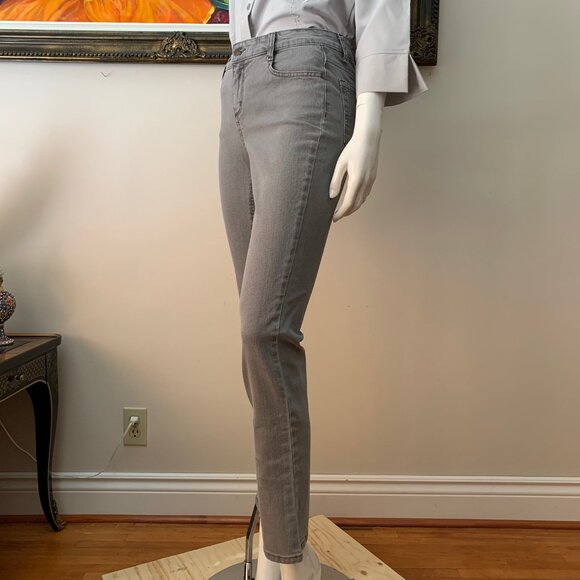 Jones New York Denim Women’s Lexington Straight Leg Zip Closure Jeans Pants - Picture 4 of 9